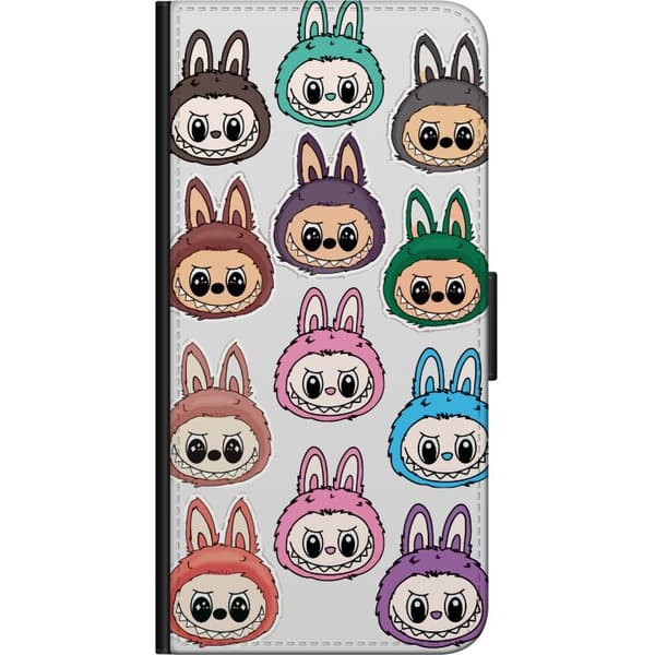 Huawei P smart Plånboksfodral Labubu Macaron Monster – Söt Samlarfigur med Stil