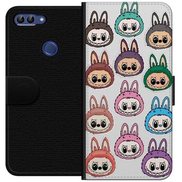 Huawei P smart Plånboksfodral Labubu Macaron Monster – Söt Samlarfigur med Stil