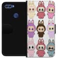Miniatyrbild 1 av 3: Huawei P smart Plånboksfodral Labubu Pink Monster – Popkonst med Kawaii-touch