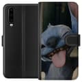 Miniatyrbilde 1 av 3: Huawei P30 Lommeboketui Stitch Søt Alien - Blå Favoritt fra Ytre Rommet