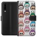 Miniatyrbilde 1 av 3: Huawei P30 Lommeboketui Labubu Macaron Monster - Søt Samlefigur med Stil