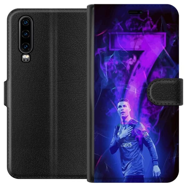 Huawei P30 Lommeboketui Ronaldo 7 - Fotballlegenden i Aksjon for Fans