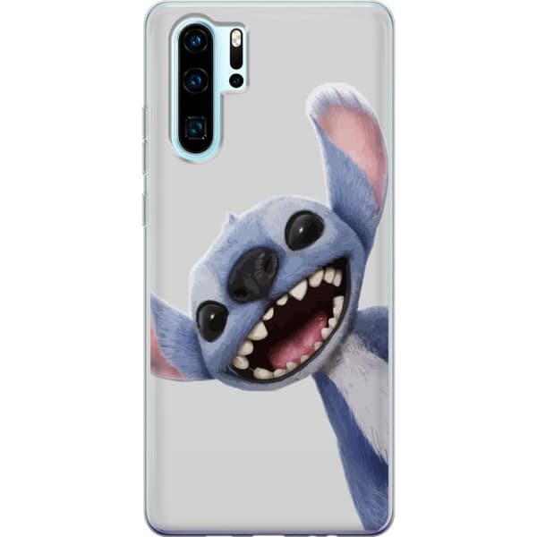 Huawei P30 Pro Gennemsigtig cover Stitch i fart - Kawaii-design til fans & børn