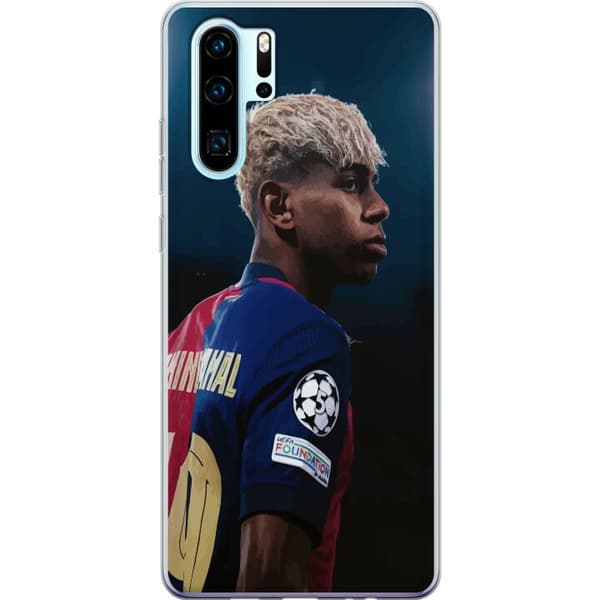 Huawei P30 Pro Genomskinligt Skal Lamine Yamal – Barcelonas Wonderkid i Fokus