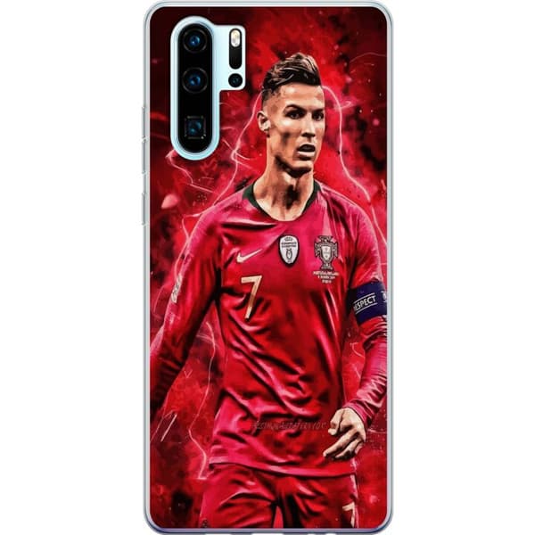 Huawei P30 Pro Gennemsigtig cover Ronaldo Færdigheder - CR7 Design for Ægte Fans
