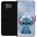 Miniatyrbild 1 av 3: Samsung Galaxy Alpha Plånboksfodral Stitch Hoppande Glädje – Rolig Design för Present