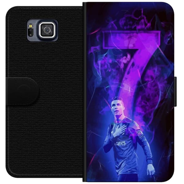 Samsung Galaxy Alpha Lommeboketui Ronaldo 7 - Fotballlegenden i Aksjon for Fans
