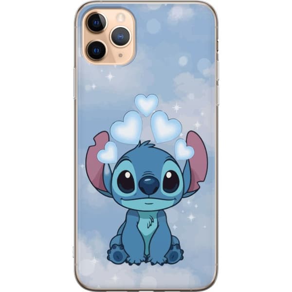 Apple iPhone 11 Pro Max Gjennomsiktig deksel Stitch Hoppande Gled - Morsomt Design for Gave