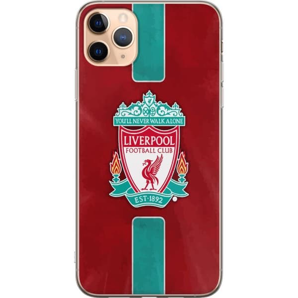 Apple iPhone 11 Pro Max Gennemsigtig cover Liverpool FC - Klassisk Fodboldstolthed i Rødt