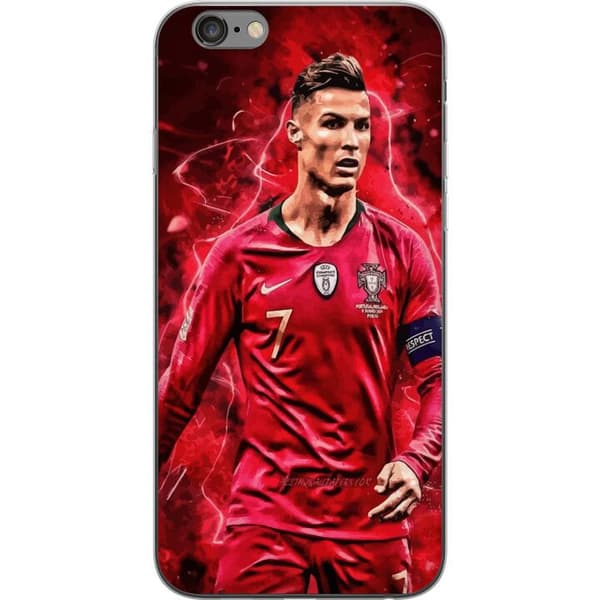 Apple iPhone 6s Plus Gennemsigtig cover Ronaldo Færdigheder - CR7 Design for Ægte Fans