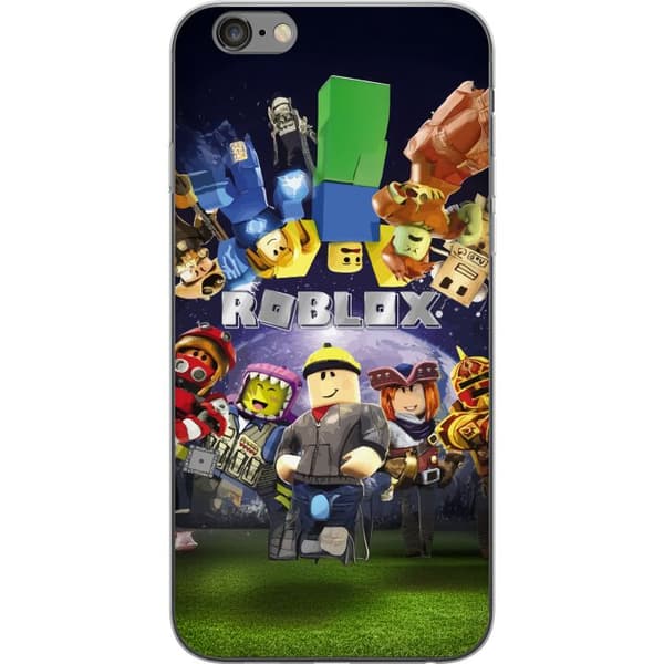 Apple iPhone 6s Plus Gennemsigtig cover Roblox Verden - Gaming Eventyr for Børn og Unge