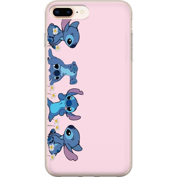 Apple iPhone 8 Plus Gennemsigtig cover  Stitch Grin & Leg – Perfekt til Telefoncovers eller Plakater