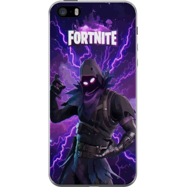 Apple iPhone SE (2016) Läpinäkyvä kuori Fortnite Raven