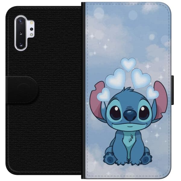 Samsung Galaxy Note10+ Tegnebogsetui Stitch Hoppende Glæde - Sjovt Design til Gave