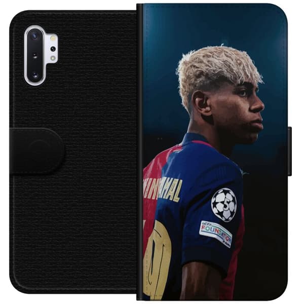 Samsung Galaxy Note10+ Tegnebogsetui Lamine Yamal - Barcelonas Wunderkind i fokus