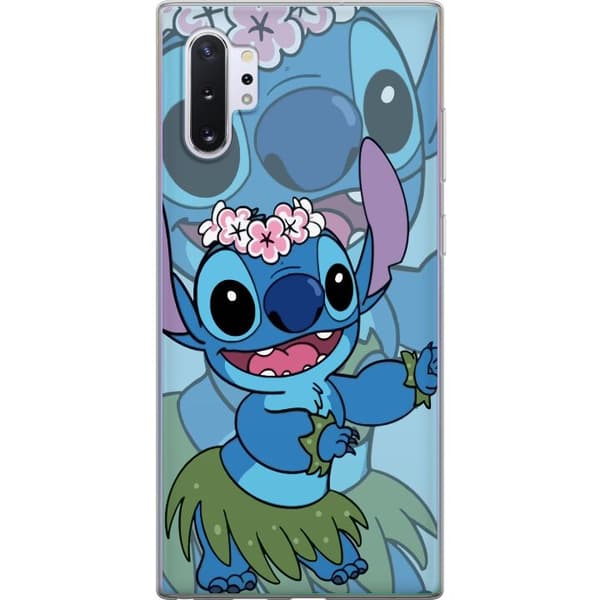 Samsung Galaxy Note10+ Gjennomsiktig deksel Stitch under stjernene - Magisk Anime-stil