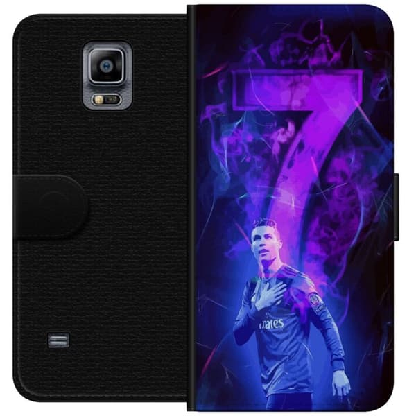 Samsung Galaxy Note 4 Tegnebogsetui Ronaldo 7 - Fodboldlegende i Handling for Fans