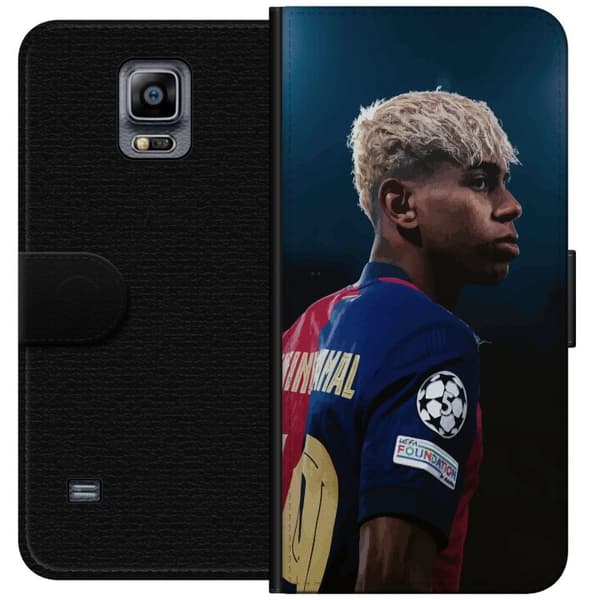 Samsung Galaxy Note 4 Lompakkokotelo Lamine Yamal - Barcelonan ihmelapsi fokuksessa
