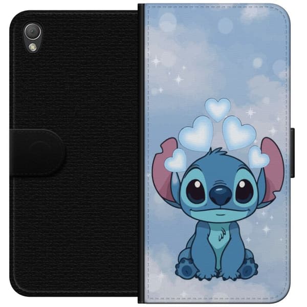 Sony Xperia Z3 Plånboksfodral Stitch Hoppande Glädje – Rolig Design för Present