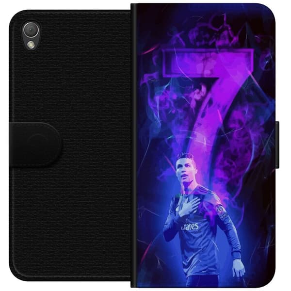 Sony Xperia Z3 Plånboksfodral Ronaldo 7 – Fotbollslegend i Action för Fans