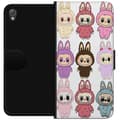 Miniatyrbilde 1 av 3: Sony Xperia Z3 Lommeboketui Labubu Pink Monster - Popkunst med Kawaii-touch