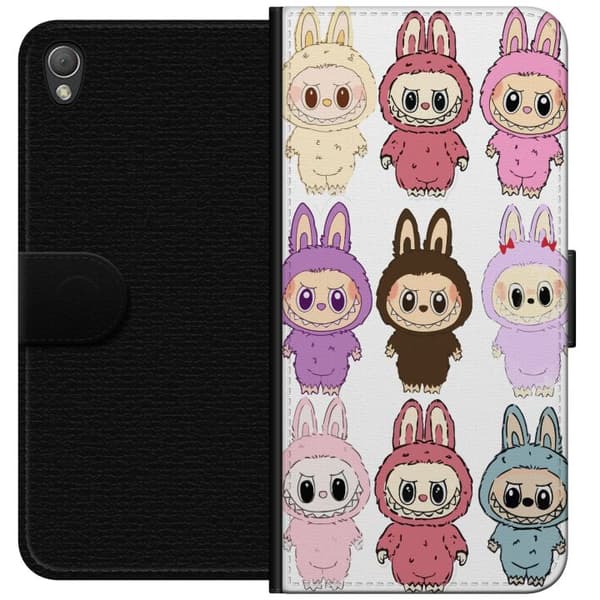 Sony Xperia Z3 Lompakkokotelo Labubu Pink Monster - Popkulttuuri Kawaii-kosketuksella