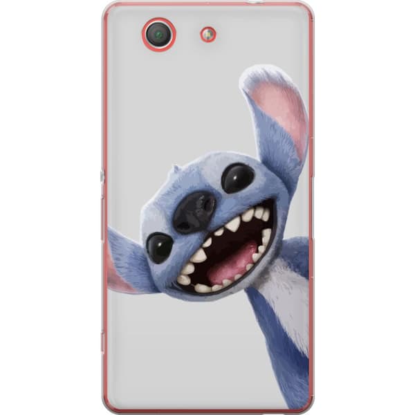 Sony Xperia Z3 Compact Gennemsigtig cover Stitch i fart - Kawaii-design til fans & børn