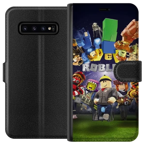 Samsung Galaxy S10 Lommeboketui Roblox Verden - Spilleventyr for Barn og Ungdom
