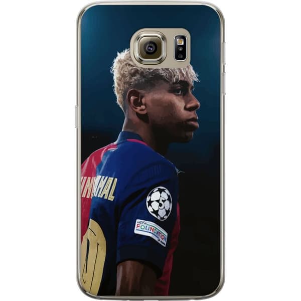 Samsung Galaxy S6 Genomskinligt Skal Lamine Yamal – Barcelonas Wonderkid i Fokus