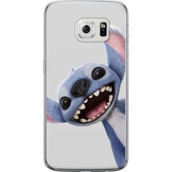 Samsung Galaxy S6 edge Gjennomsiktig deksel Stitch i Fart - Kawaii Design for Fans & Barn