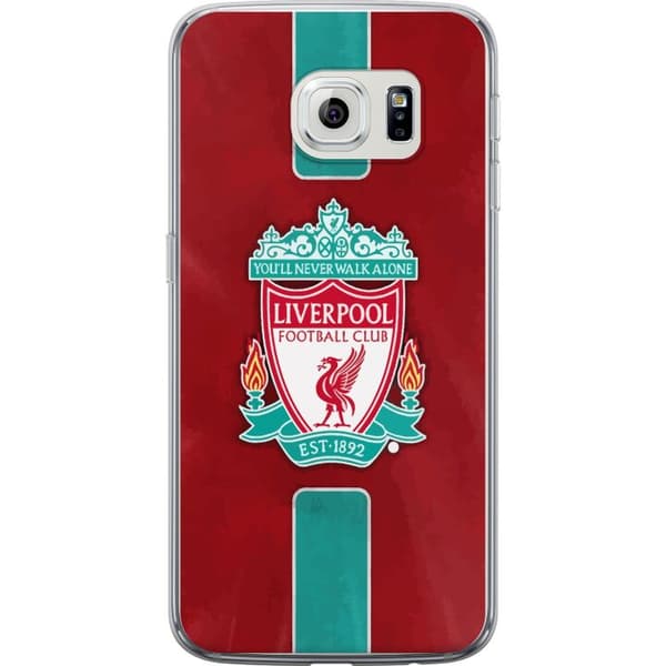 Samsung Galaxy S6 edge Gjennomsiktig deksel Liverpool FC - Klassisk Fotballstolthet i Rødt