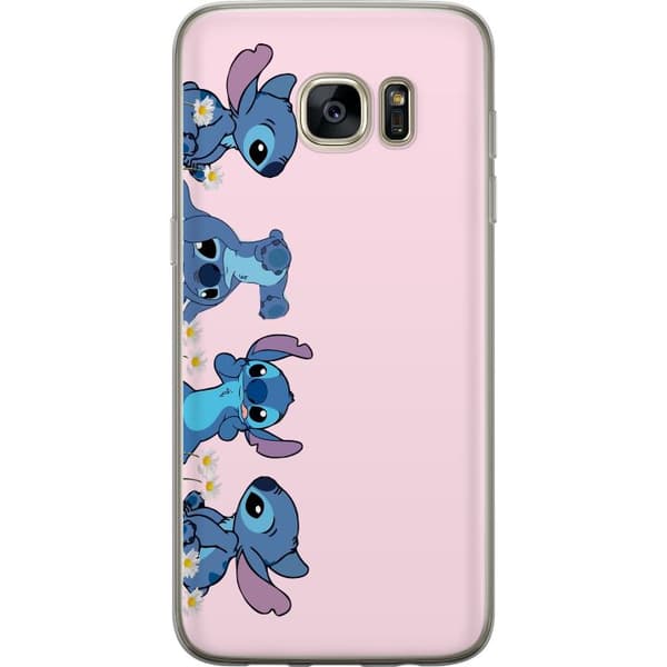 Samsung Galaxy S7 edge Gennemsigtig cover Stitch Grin & Leg – Perfekt til Telefoncovers eller Plakater