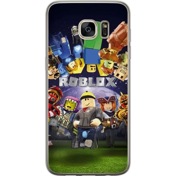 Samsung Galaxy S7 edge Gjennomsiktig deksel Roblox Verden - Spilleventyr for Barn og Ungdom