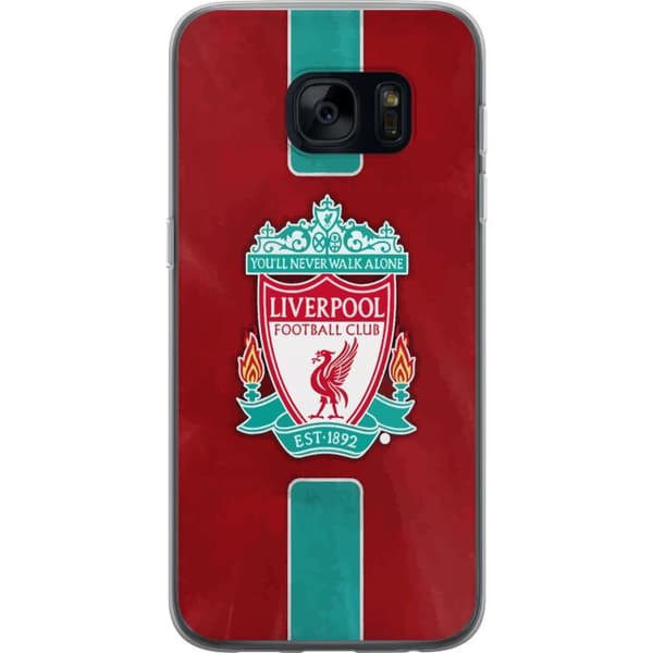 Samsung Galaxy S7 Gennemsigtig cover Liverpool FC - Klassisk Fodboldstolthed i Rødt