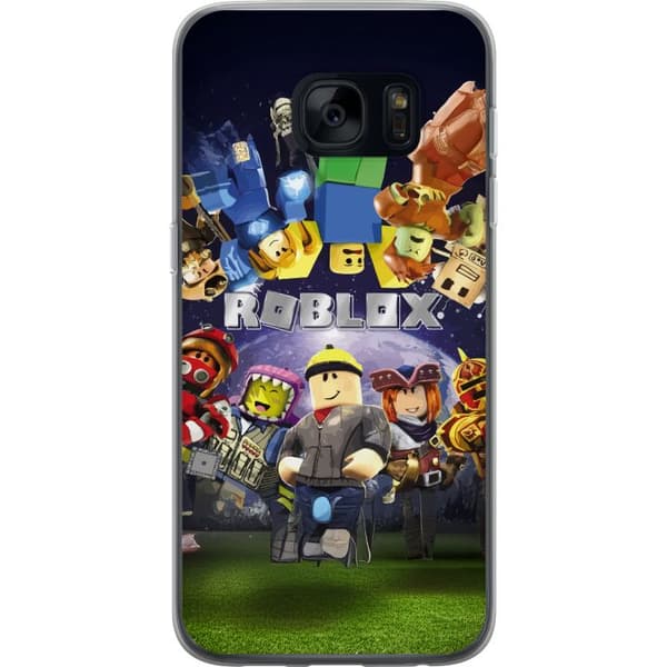 Samsung Galaxy S7 Läpinäkyvä kuori Roblox Maailma - Pelaamisseikkailu Lapsille ja Nuorille