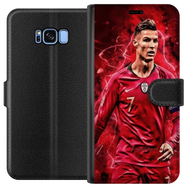 Samsung Galaxy S8 Lommeboketui Ronaldo Ferdigheter - CR7 Design for Ekte Supportere