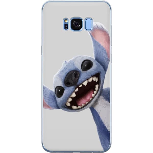 Samsung Galaxy S8 Genomskinligt Skal Stitch i Fart – Kawaii Design för Fans & Barn