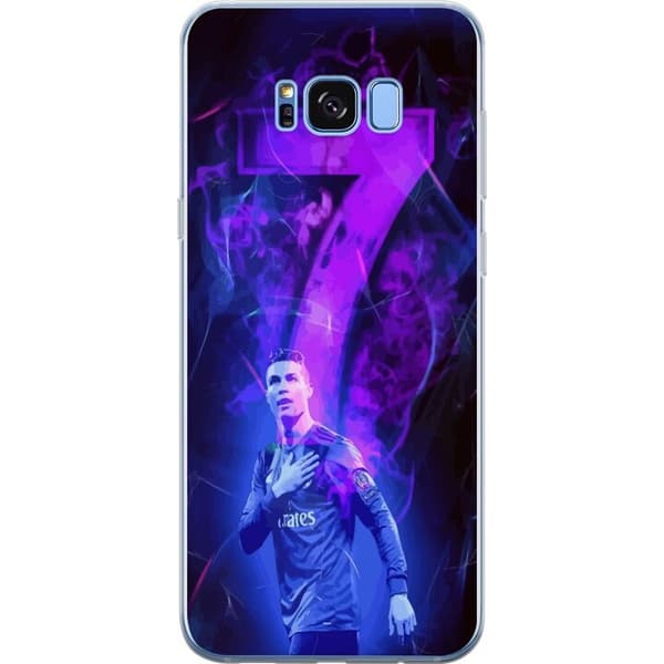 Samsung Galaxy S8 Gennemsigtig cover Ronaldo 7 - Fodboldlegende i Handling for Fans
