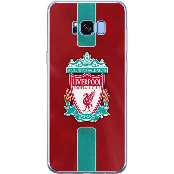 Samsung Galaxy S8+ Gennemsigtig cover Liverpool FC - Klassisk Fodboldstolthed i Rødt