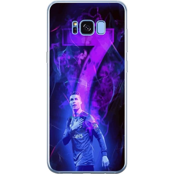 Samsung Galaxy S8+ Gjennomsiktig deksel Ronaldo 7 - Fotballlegenden i Aksjon for Fans