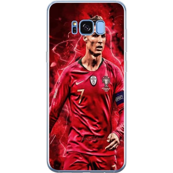 Samsung Galaxy S8+ Gennemsigtig cover Ronaldo Færdigheder - CR7 Design for Ægte Fans