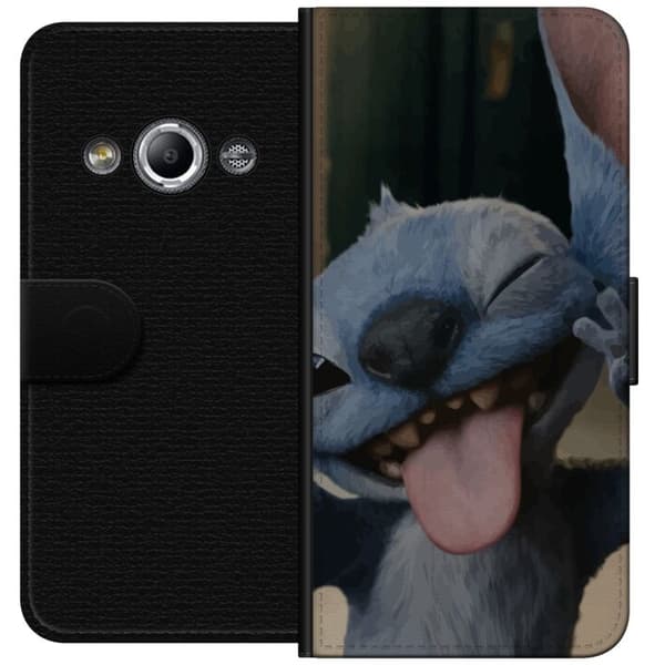 Samsung Galaxy Xcover 3 Lommeboketui Stitch Søt Alien - Blå Favoritt fra Ytre Rommet