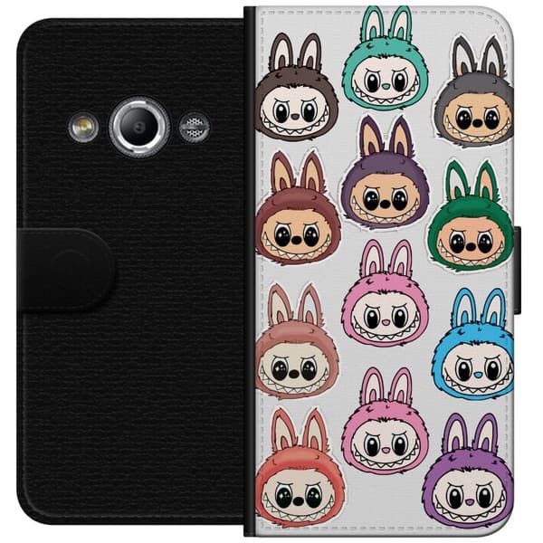 Samsung Galaxy Xcover 3 Lommeboketui Labubu Macaron Monster - Søt Samlefigur med Stil
