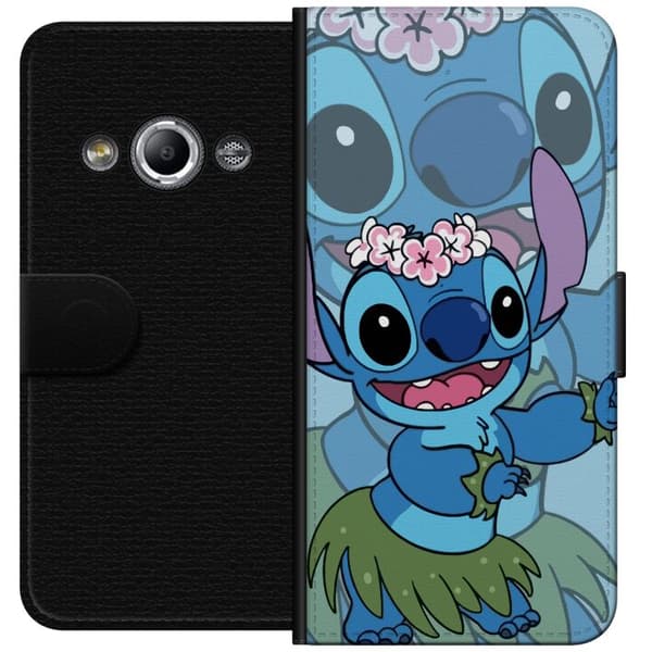 Samsung Galaxy Xcover 3 Lommeboketui Stitch under stjernene - Magisk Anime-stil