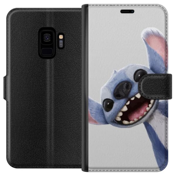 Samsung Galaxy S9 Tegnebogsetui Stitch i fart - Kawaii-design til fans & børn