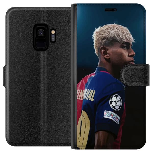 Samsung Galaxy S9 Tegnebogsetui Lamine Yamal - Barcelonas Wunderkind i fokus