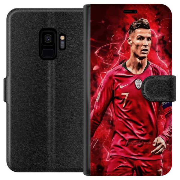 Samsung Galaxy S9 Tegnebogsetui Ronaldo Færdigheder - CR7 Design for Ægte Fans
