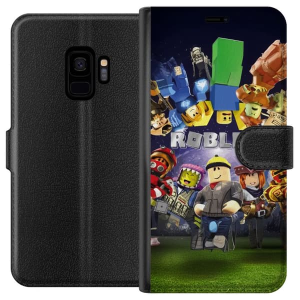 Samsung Galaxy S9 Tegnebogsetui Roblox Verden - Gaming Eventyr for Børn og Unge