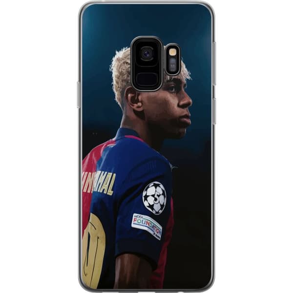 Samsung Galaxy S9 Gennemsigtig cover Lamine Yamal - Barcelonas Wunderkind i fokus