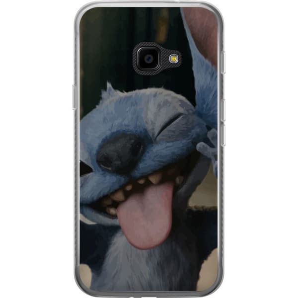 Samsung Galaxy Xcover 4 Läpinäkyvä kuori Stitch Söpö Alien - Sininen Suosikki Ulkoavaruudesta